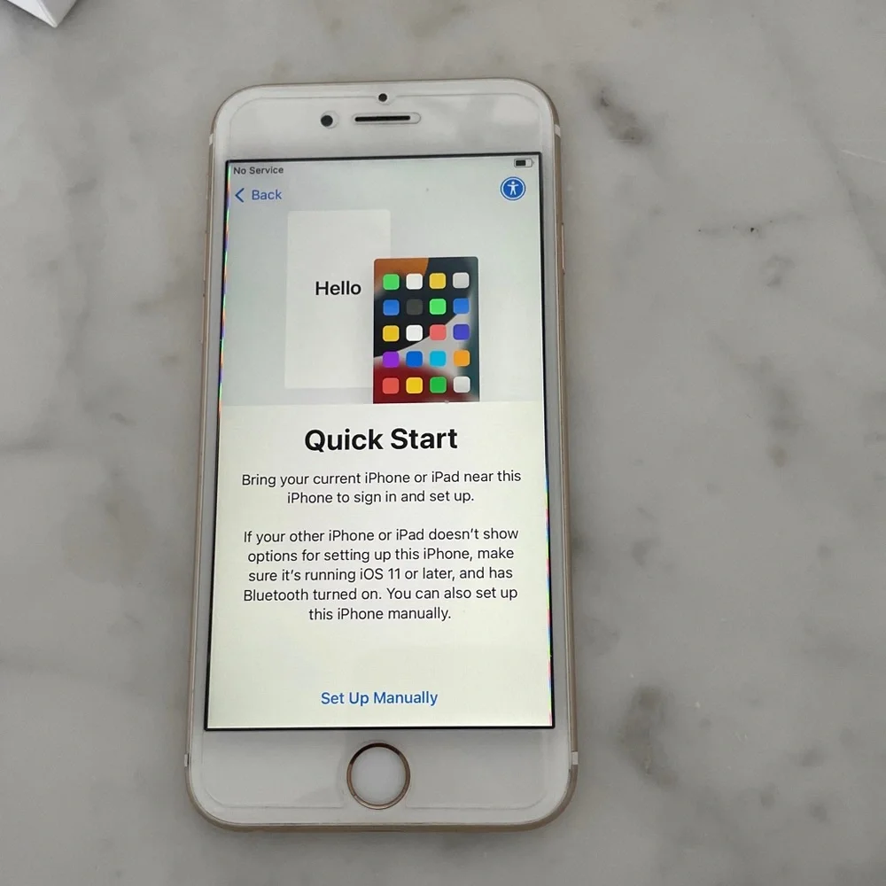 Unlocked 64GB Apple iPhone 6S with White and Gold Finish